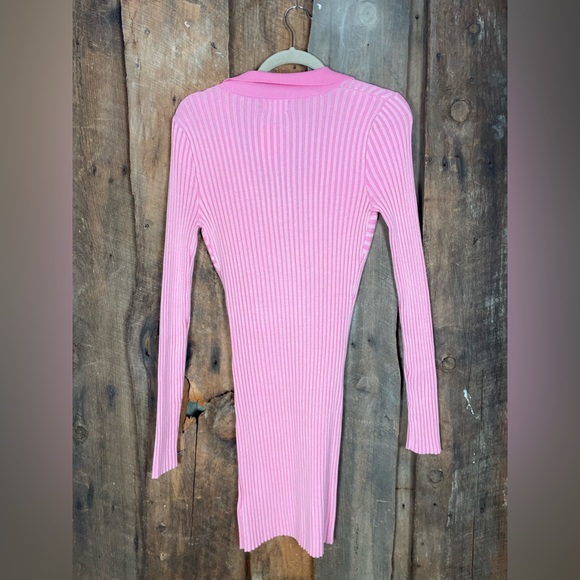 H&M Pink Ribbed Dress - NWT - Size Small - Picture 3 of 6
